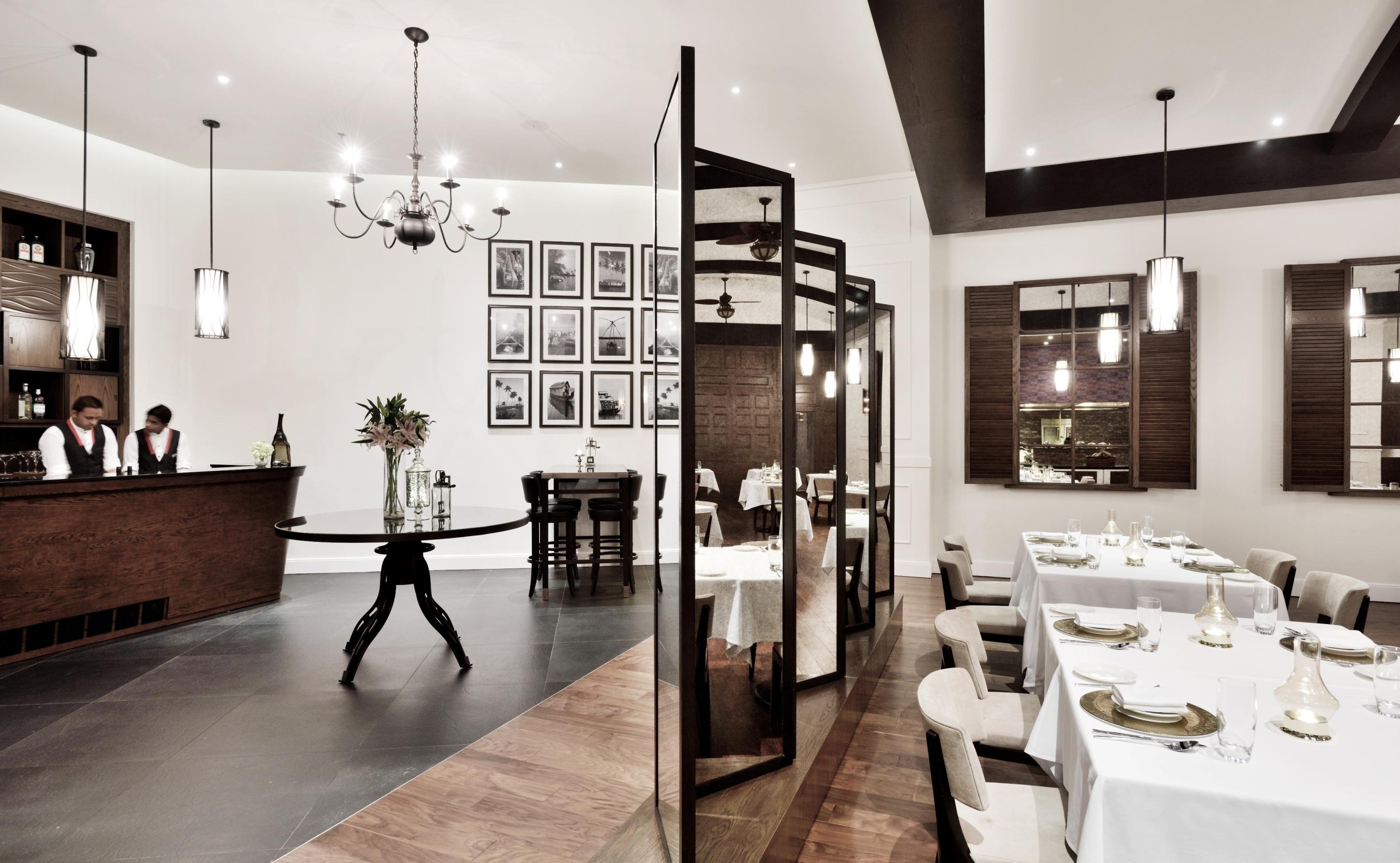 科钦万豪酒店 Kochi 外观 照片 Interior of the restaurant